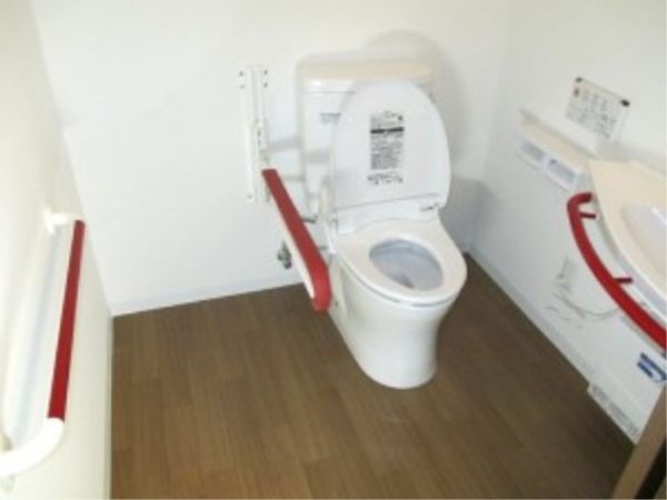 バリアフリーのトイレ