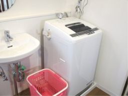 洗濯機と洗面台