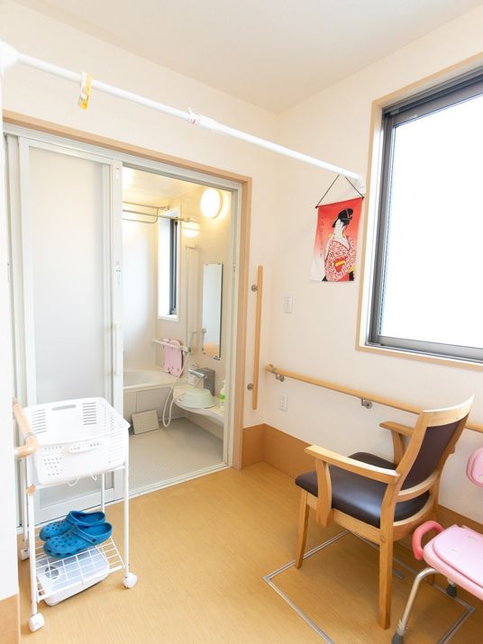 居室の明るい一角