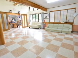 明るい共用スペース