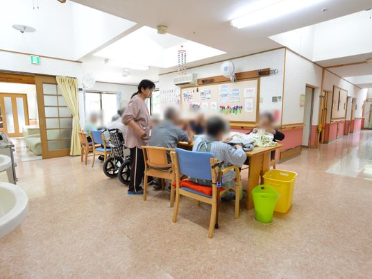 広々とした共有スペース