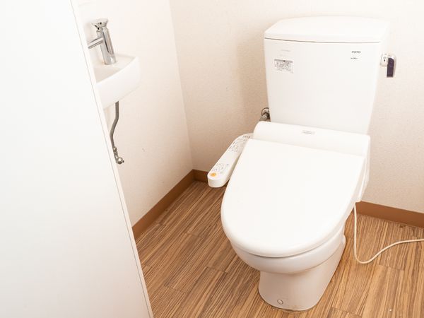 清潔なトイレ設備