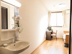 清潔な居室の一角