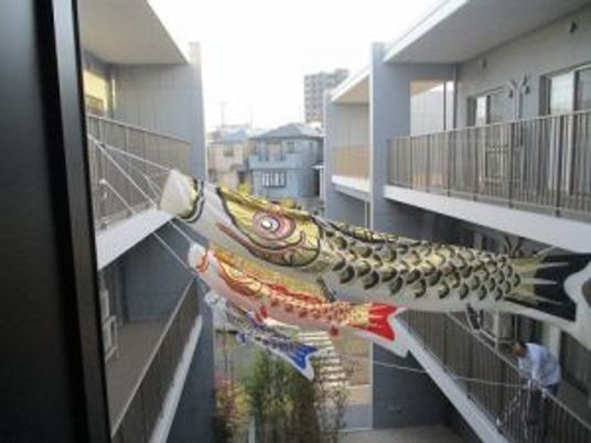 屋外ベランダの様子
