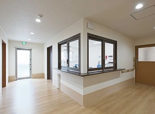 受付のある廊下