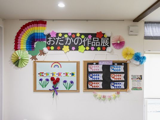 壁面の装飾