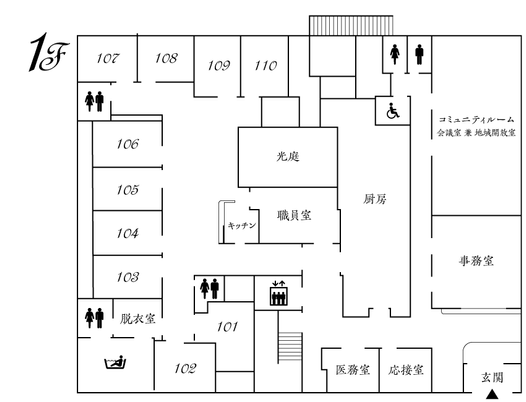 館内の地図