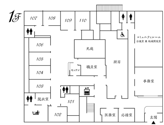 館内の地図
