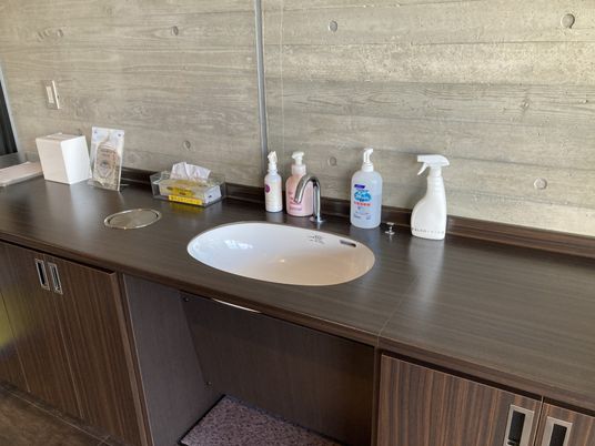 清潔で整った洗面台