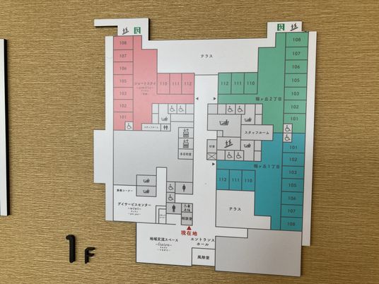 床の配置図