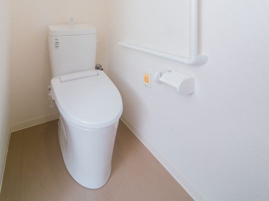 清潔なトイレ設備