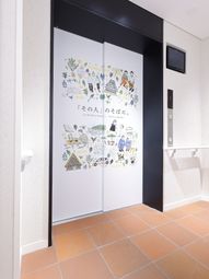 イラスト付きエレベーター扉