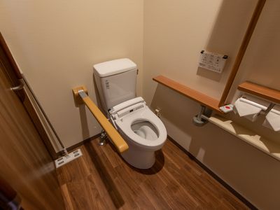 バリアフリーのトイレ