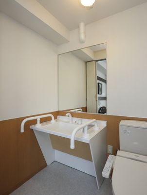バリアフリーな洗面台
