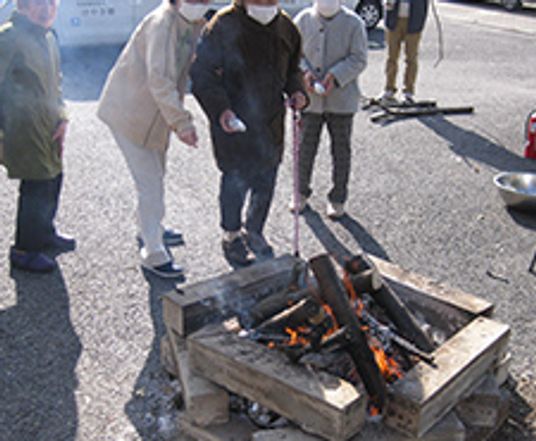 屋外での活動風景