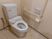 手すり付きトイレの様子