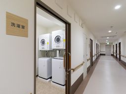 清潔な洗濯室の一部