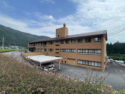 緑豊かな外観