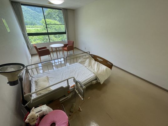 明るい居室  