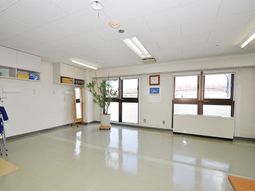 明るい機能訓練室