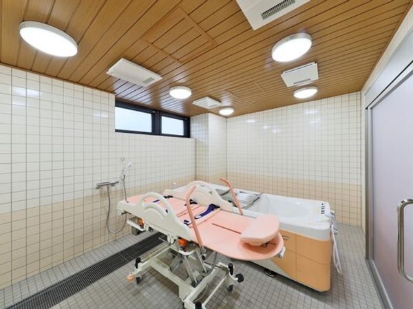 清潔な洗体設備
