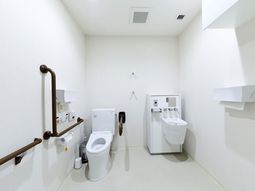 清潔なトイレ設備