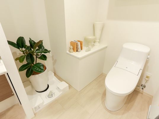 シンプルなトイレ空間