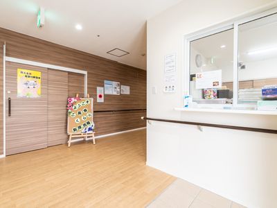 清潔なフロントエリア