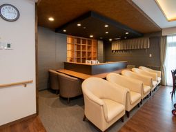 温かみのある応接スペース