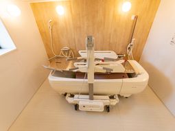 清潔な浴室設備