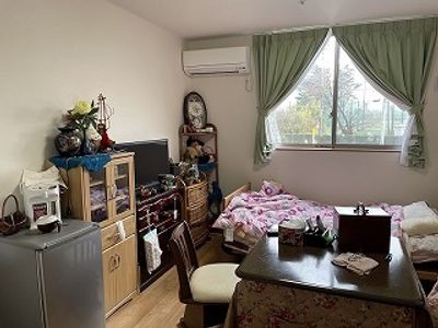 居室の日当たりが良い様子