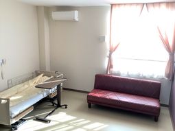 明るい居室の設備