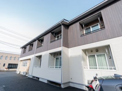 自然光が入る外観