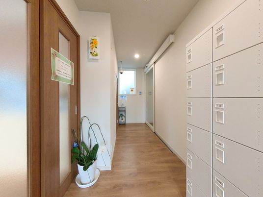 明るい廊下