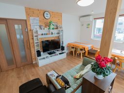 自然光が入るリビング