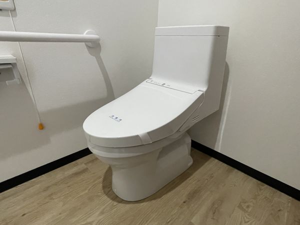 使いやすい設備のトイレ