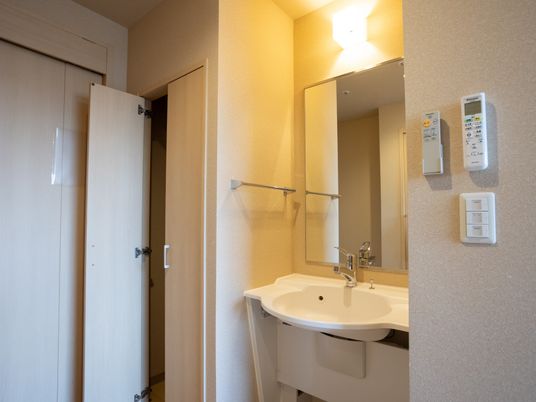 清潔な居室洗面台