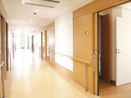 明るい廊下の様子