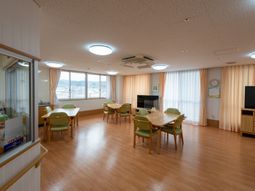 明るい共用スペース