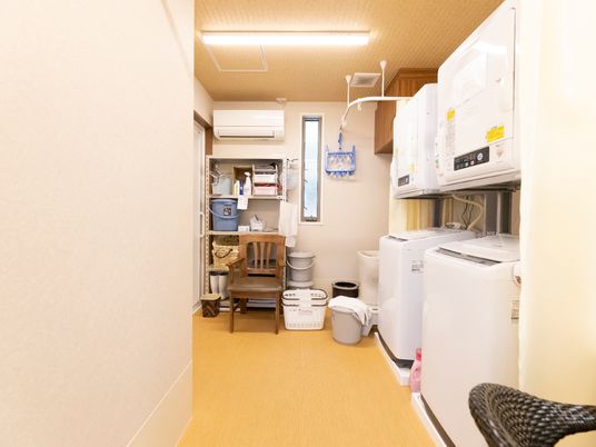 設備整った洗濯室