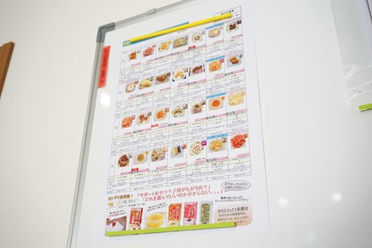 食事メニュー掲示物