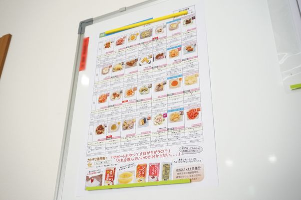 食事メニュー掲示物