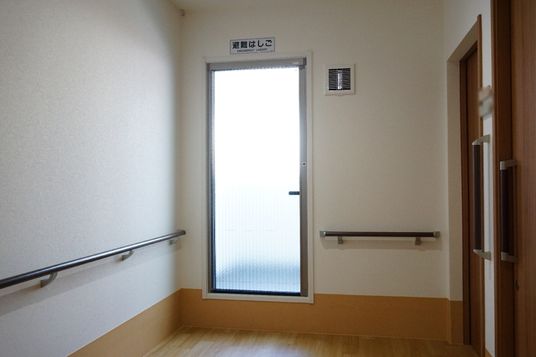階段脱出口と表示