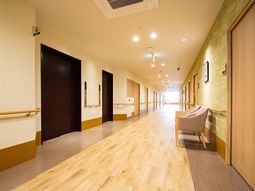 温かみのある廊下