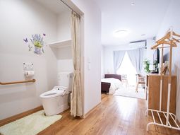 清潔な居室の一角