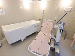 清潔感ある浴室設備