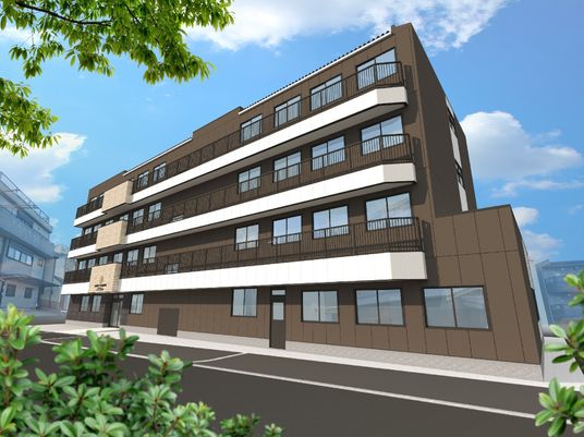 清潔感のある建物の外観