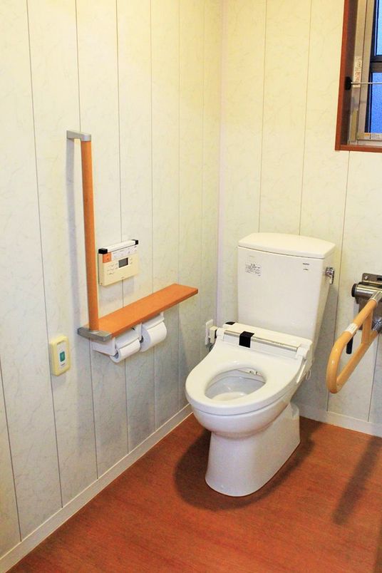 使いやすい設備のトイレ