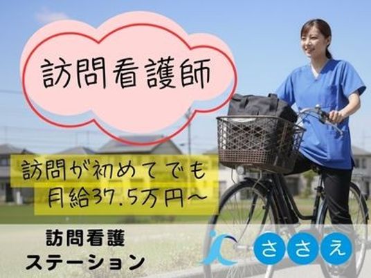 訪問看護スタッフの案内看板  