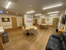 清潔感のあるダイニングルーム